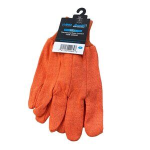 Hand Armor Orange Fleece Lined Gloves XL Thermal Extra Comfort Outdoor Work NEW